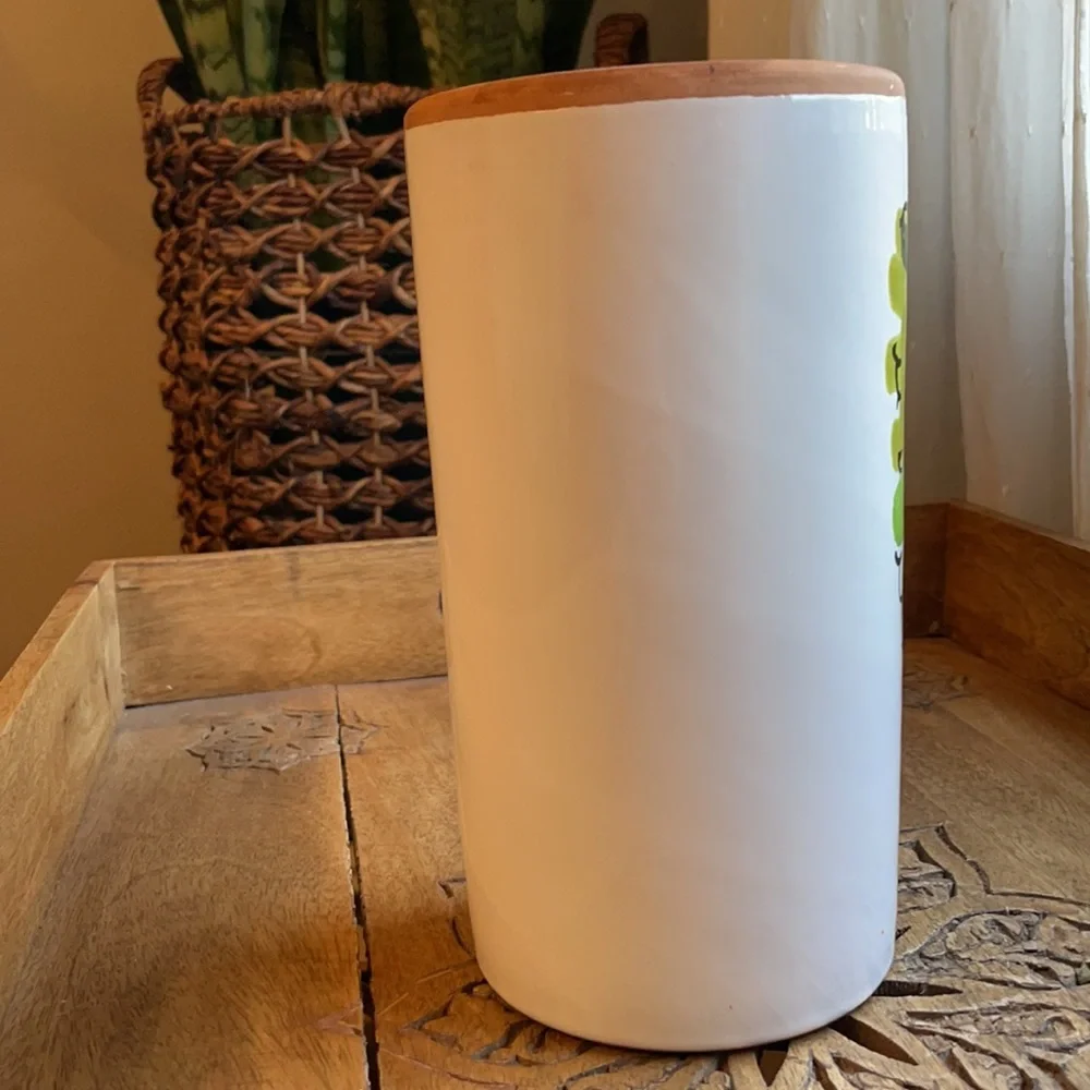 🎉HP🎉~PIER ONE Hand painted in Italy 🇮🇹 Terracotta Wine Chiller